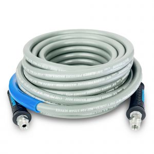 BluShield Rubber Pressure Washer Hose Assembly 3/8&quot; x 100' Non Marking