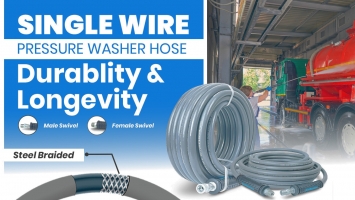 Introducing the BluShield Single Wire Pressure Washer Replacement Hose