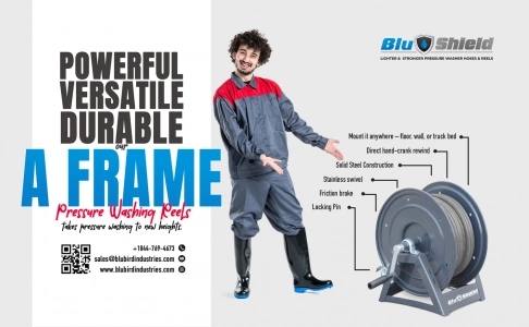 Introducing the BluShield Steel A Frame Reels: POWERFUL VERSATILE, DURABLE and VALUE for your money