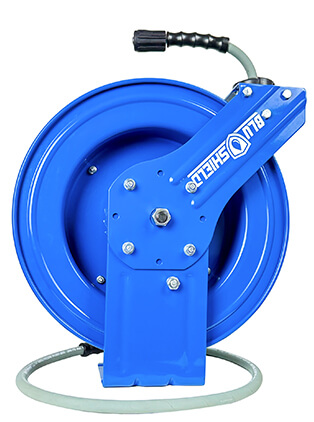 1/4in x 100ft Polyester Braided Pressure Washer Hose Reel