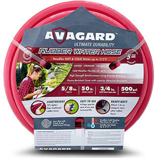 Avagard Rubber Water Hose