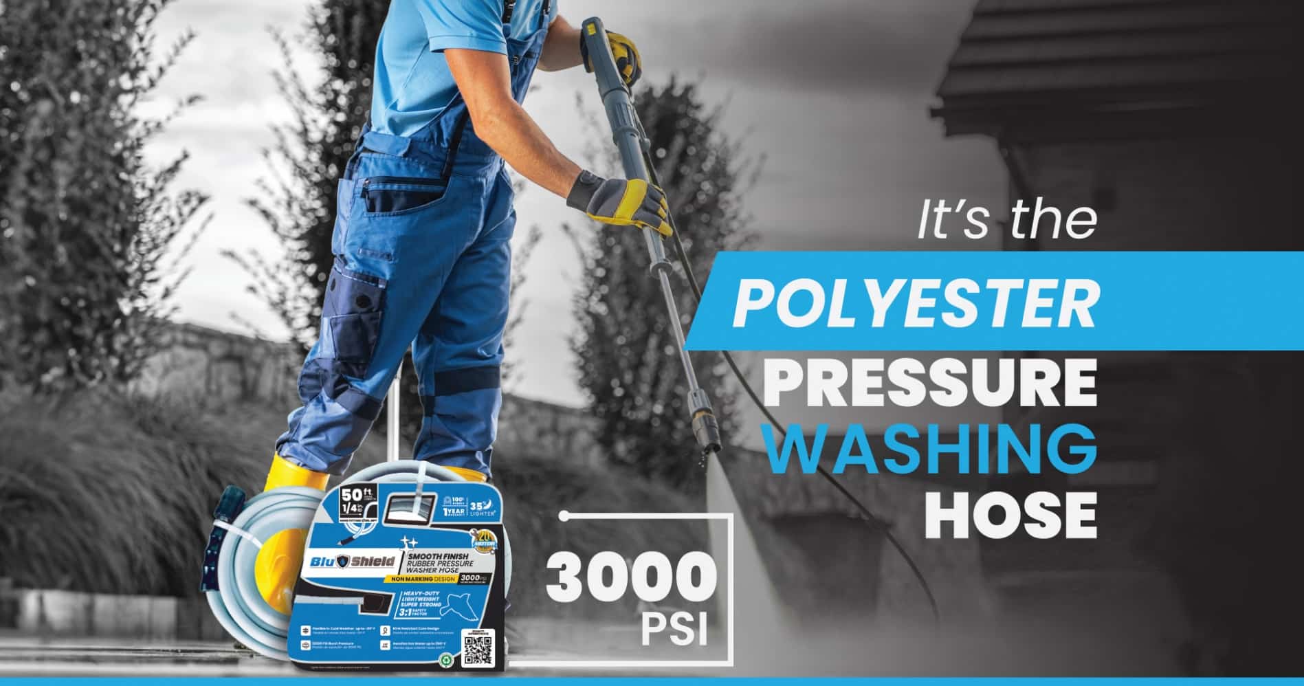 Polyester Pressure Washing Hose