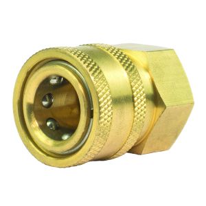 1/4 In Quick-Disconnect Socket X 1/4 In FPT Pressure Washer Adapter