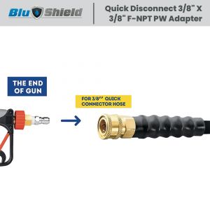 1/4 In Quick-Disconnect Socket X 1/4 In FPT Pressure Washer Adapter
