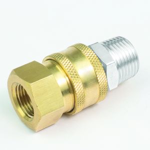 3/8" Quick Disconnect Male Plug X 3/8" Female Pipe Thread Pressure Washer Adapter