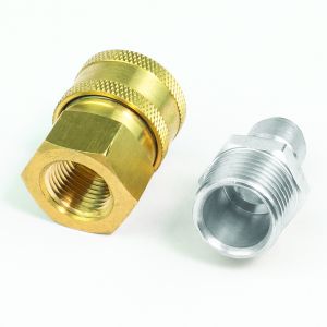 3/8" Quick Disconnect Male Plug X 3/8" Female Pipe Thread Pressure Washer Adapter