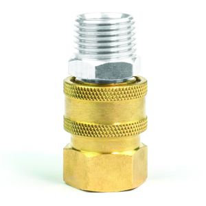 3/8" Quick Disconnect Male Plug X 3/8" Female Pipe Thread Pressure Washer Adapter