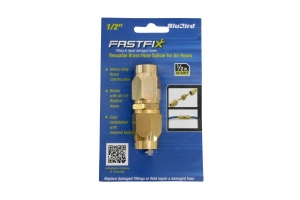 Fast Fix - 1/2" Air Hose Assembly Repair Fitting - w/ 1/2" MNPT Splicer