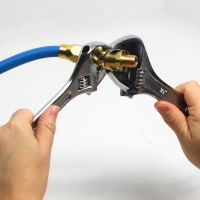 Fast Fix - 1/4" Air Hose Assembly Repair Fitting - w/ 1/4" MNPT Swivel
