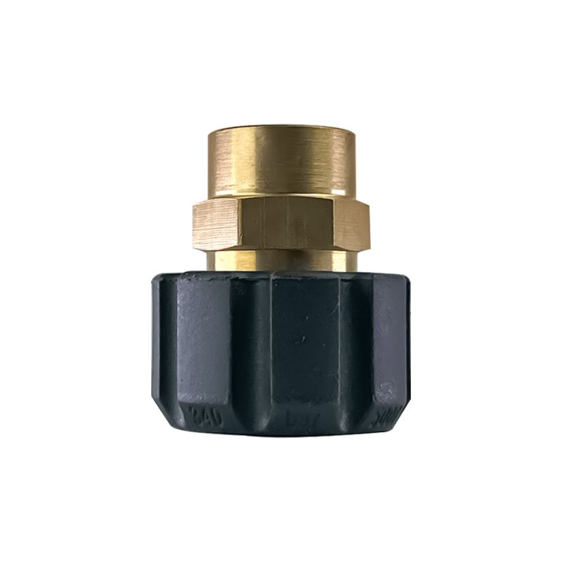 Blushield 3/8" Female Pipe Thread x Female Metric Pressure Washer Adapter