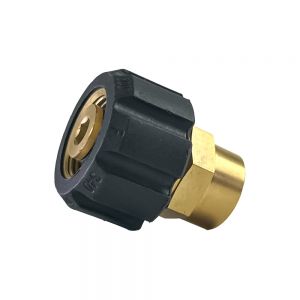 Blushield 3/8" Female Pipe Thread x Female Metric Pressure Washer Adapter