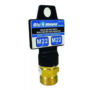 BluShield Male Metric Pressure Washer Adapter