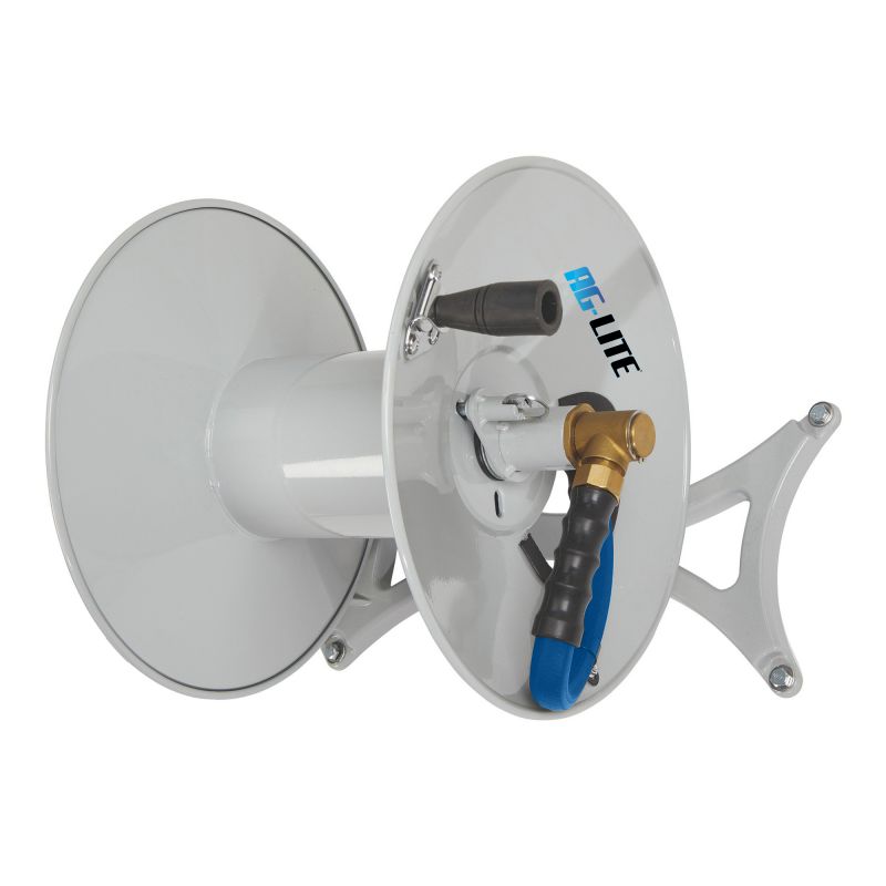 AG-Lite Wall Mounted Manual Hose Reel 5/8” X 150'.  Hose Not Included