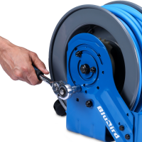 BluBird Dual-Arm Air Hose Reel All-In-One 1/2" x 50'