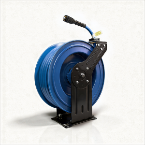 Blu Shield The Slayer Hybrid Pressure Washing Hose Reel 1/4" X 100'