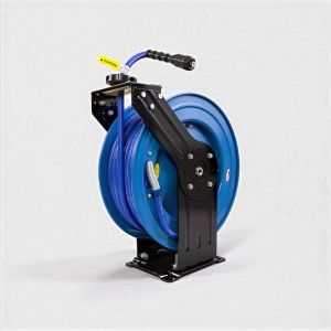 Blu Shield The Slayer Hybrid Pressure Washing Hose Reel 1/4" X 100'
