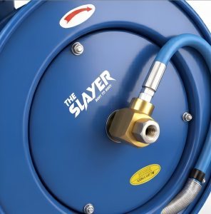 Blu Shield The Slayer Hybrid Pressure Washing Hose Reel 1/4" X 35'
