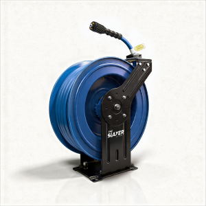 Blu Shield The Slayer Hybrid Pressure Washing Hose Reel 1/4" X 50'
