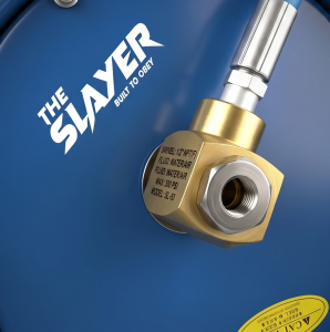 Blu Shield The Slayer Hybrid Pressure Washing Hose Reel 1/4" X 50'
