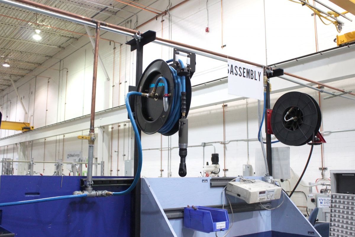 blubird-1-2-x-50-auto-retractable-air-hose-reel-with-100-rubber-hose