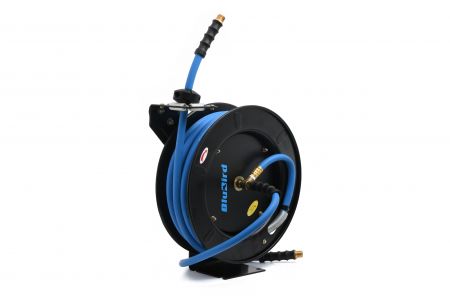 BluBird 1/2" x 50 Retractable Air Hose Reel - Black