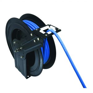 BluBird 3/8" x 50 Retractable Air Hose Reel - Black