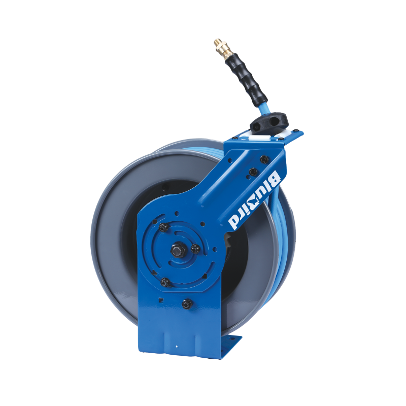 BluBird Dual-Arm Air Hose Reel All-In-One 1/2" x 50'