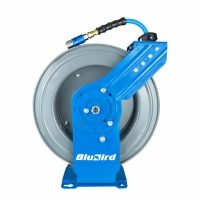 BluBird Dual-Arm Air Hose Reel All-In-One 1/2" x 50'