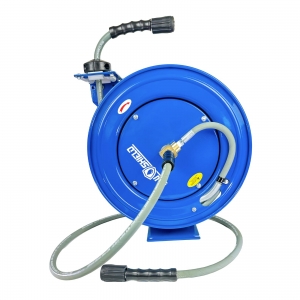 BluShield Polyester Pressure Washer Hose Reel Dual Arm Assembly 1/4" x 100' Non Marking