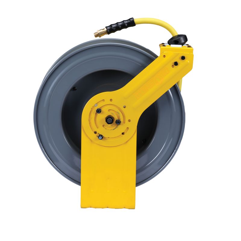 OilShield Dual-Arm Air Hose Reel All-In-One 1/2" x 50'