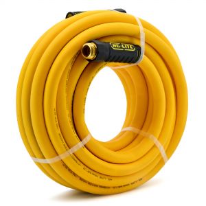 Ag-Lite High-Viz Hybrid Water Hose 5/8" X 6' - Yellow