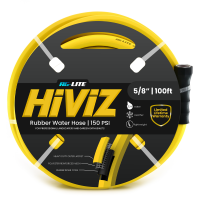 Ag-Lite HiViZ Rubber Water Hose 5/8&quot; X 100'-Yellow