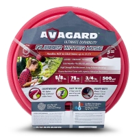 Avagard Rubber Water Hose Assembly 5/8&quot; x 75'