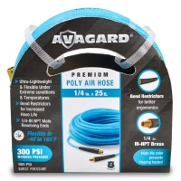 Avagard Poly Air Hose Assembly 1/4&quot; x 25'