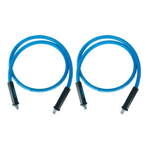 Blu Shield Tough Tek Rubber Pressure Washer Jumper Hose 1/2" X 6' (4000:16000 PSI) 2 Pack