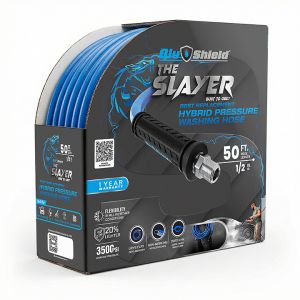 Blu Shield The Slayer Hybrid Pressure Washing Hose 1/2" X 50'