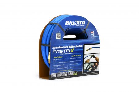 BluBird Rubber Air Hose Fastfix Edition 1/4&quot; x 100'