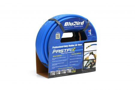 BluBird Rubber Air Hose Fastfix Edition 1/4" x 50'