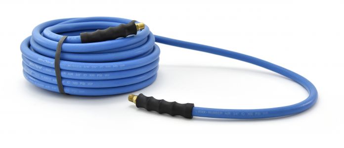 BluBird 3/8" x 35' Rubber Air Hose - Heavy-Duty Pneumatic Hoses