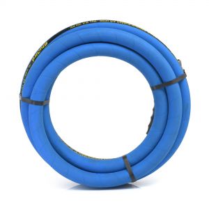BluBird Pro Rubber Air Hose Assembly 3/4" X 15'- 3/4" Male-NPT, 300 PSI, EPDM, 2 Pack