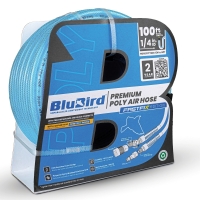 BluBird Poly Air Hose Assembly 1/4" x 100'