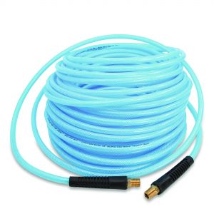 BluBird Poly Air Hose Assembly 3/8" X 100' with Fast FiX Field Repairable Fitting and Quick Connect Coupler
