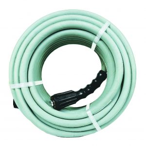 Blushield Rubber Pressure Washer Hose Assembly 1/4" x 50' w/ M22 Non Marking