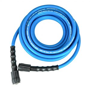 Tough-Tek Rubber Pressure Washing  Hose 1/4" X 25' with M22-BLUE