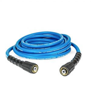 Tough-Tek Rubber Pressure Washing  Hose 1/4" X 25' with M22-BLUE