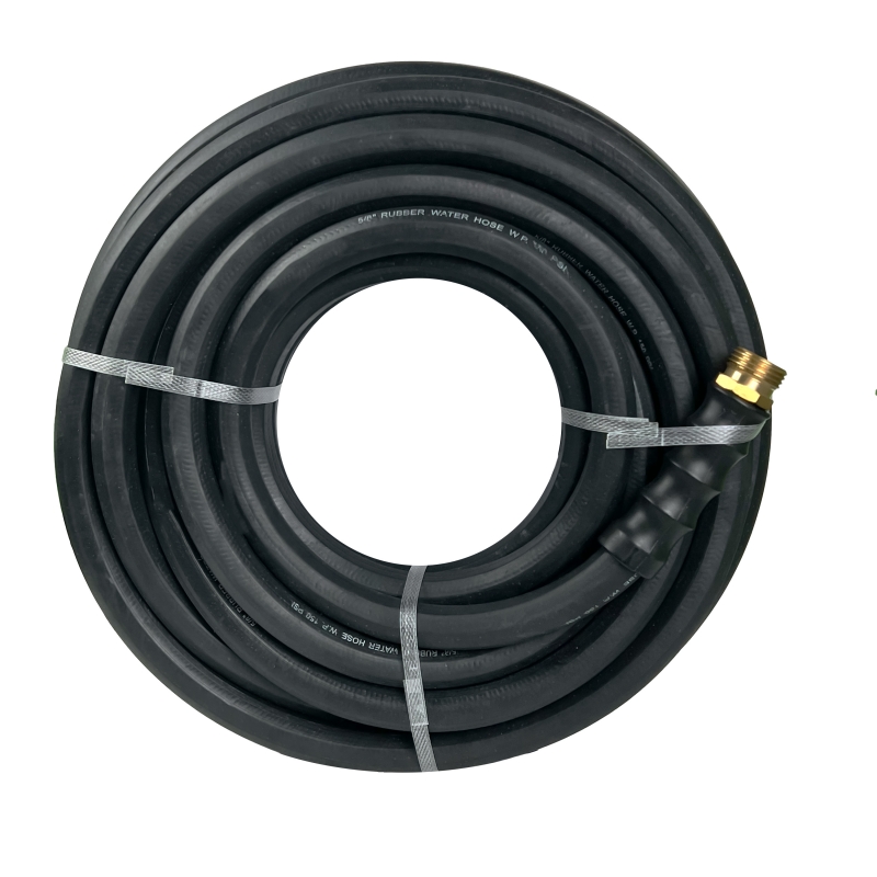 Impulse Rubber Water Hose Assembly 3/4" x 75'