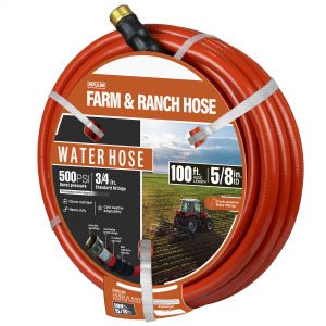 Impulse Farm & Ranch PVC Water Hose 5/8" x 100' - Red