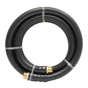 OilShield 3/4" X 12' Rubber Farm Fuel Transfer Hose with Static Wire, 2 Pack