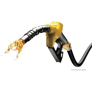OilShield 1" X 12' Rubber Farm Fuel Transfer Hose with Static Wire - 2 pack