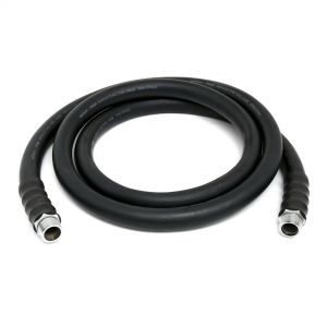 OilShield 1" X 14' Rubber Farm Fuel Transfer Hose with Static Wire - 2 pack